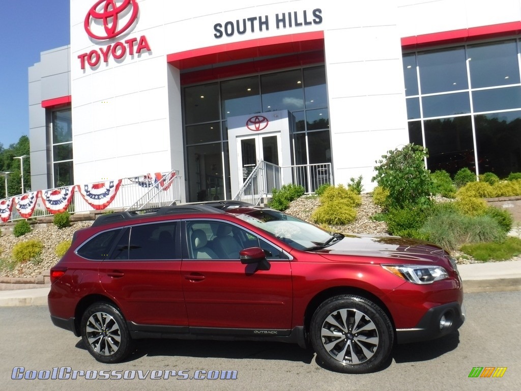 2017 Outback 2.5i Limited - Venetian Red Pearl / Warm Ivory photo #2
