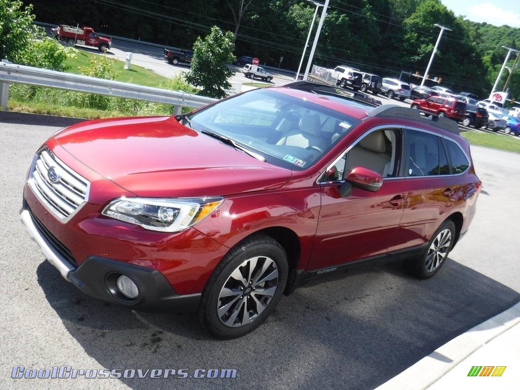 2017 Outback 2.5i Limited - Venetian Red Pearl / Warm Ivory photo #6