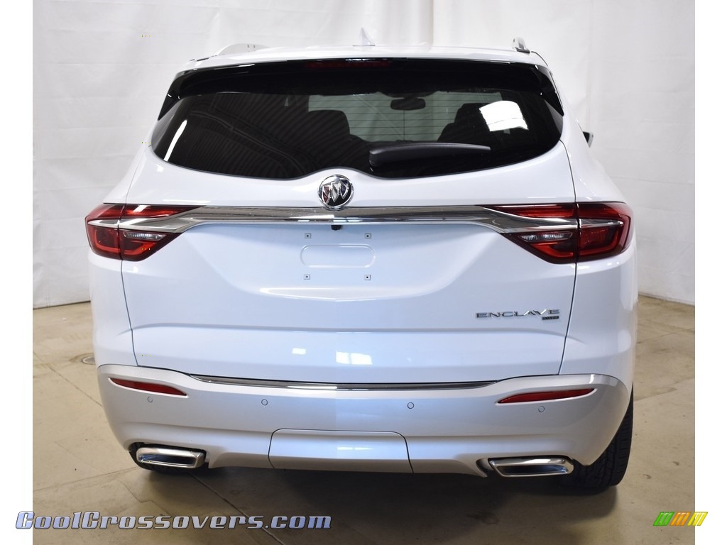 2019 Enclave Essence AWD - White Frost Tricoat / Shale/Ebony Accents photo #3