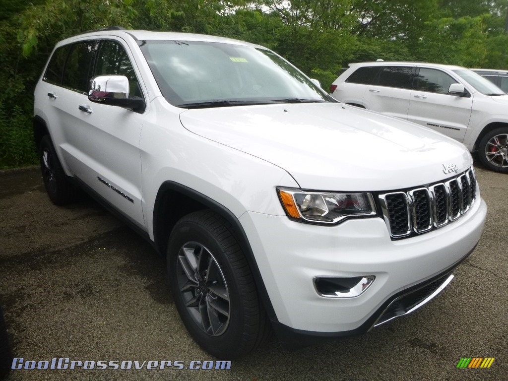 2019 Grand Cherokee Limited 4x4 - Bright White / Light Frost Beige/Black photo #10