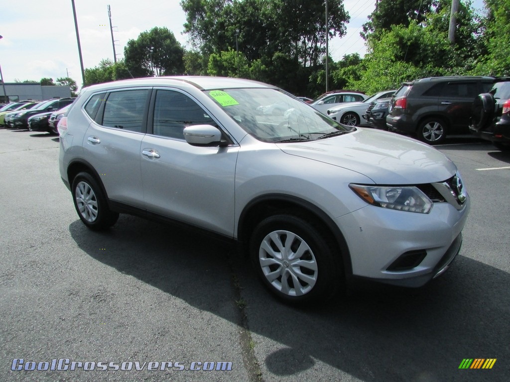 2014 Rogue S AWD - Brilliant Silver / Charcoal photo #4