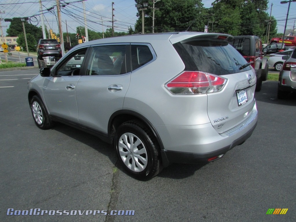 2014 Rogue S AWD - Brilliant Silver / Charcoal photo #8