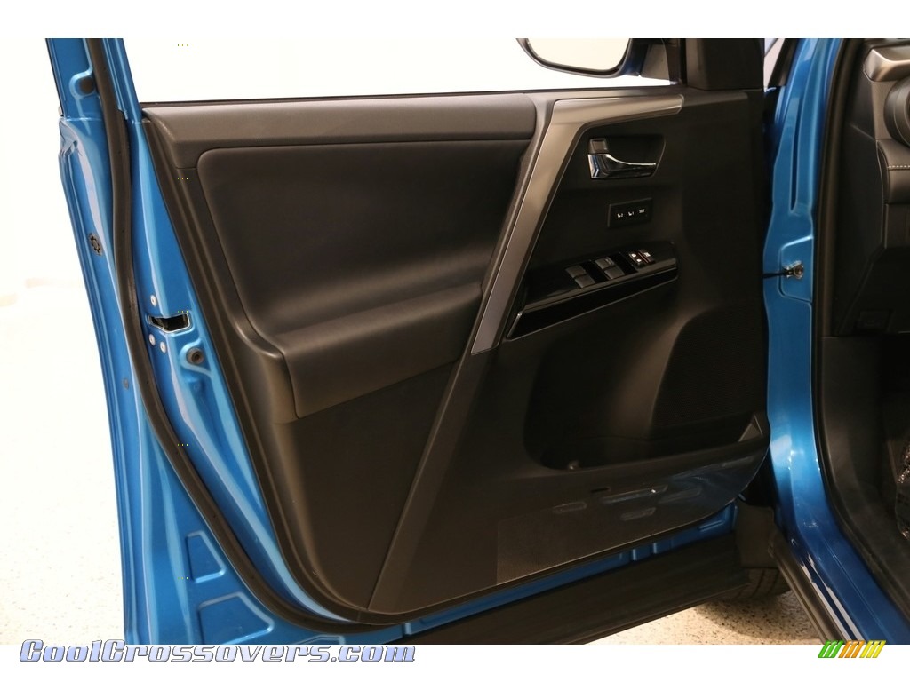 2016 RAV4 Limited Hybrid AWD - Electric Storm Blue / Black photo #4