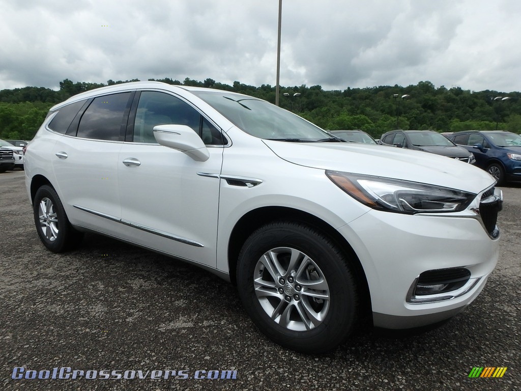 2019 Enclave Essence AWD - White Frost Tricoat / Shale/Ebony Accents photo #3