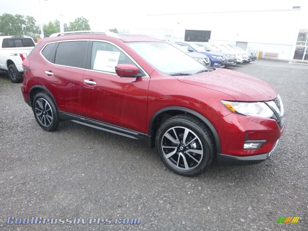 Scarlet Ember / Charcoal Nissan Rogue SL AWD