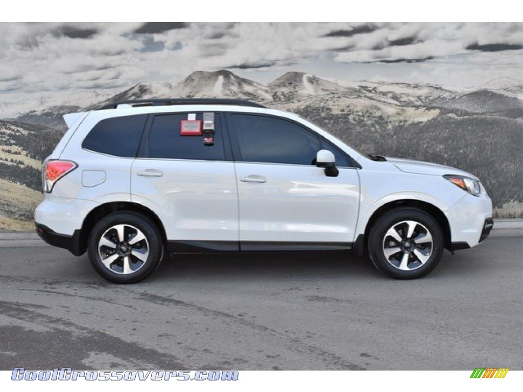 2017 Forester 2.5i Limited - Crystal White Pearl / Gray photo #2