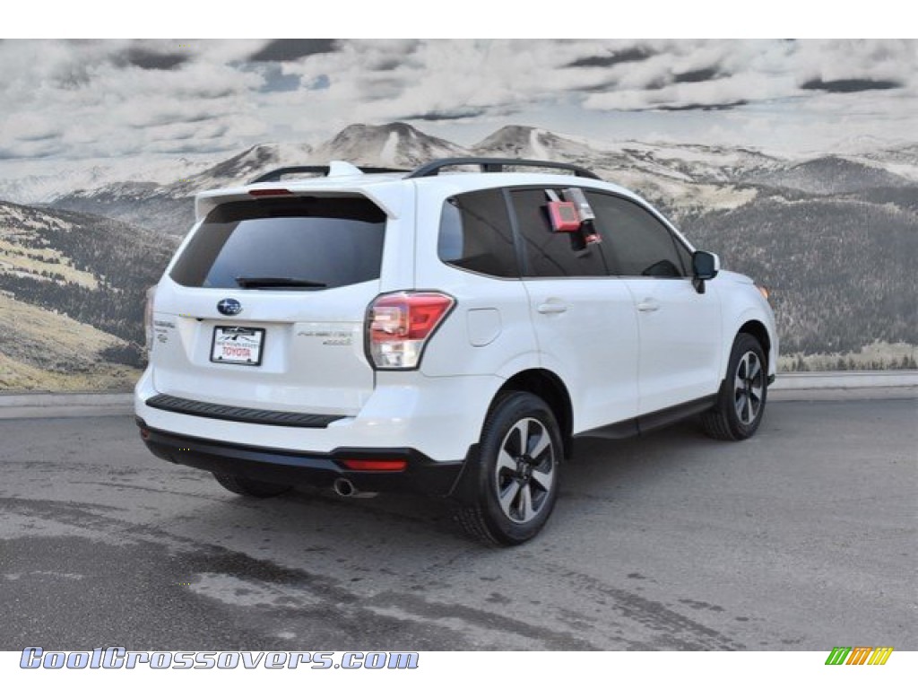 2017 Forester 2.5i Limited - Crystal White Pearl / Gray photo #3