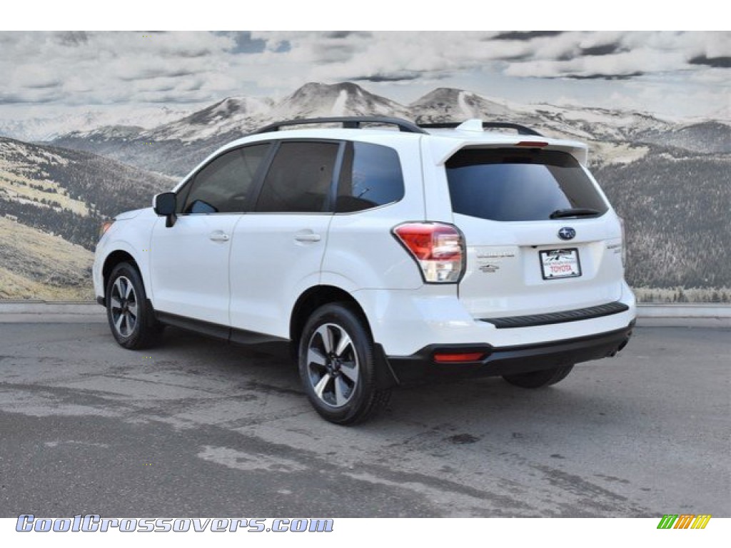 2017 Forester 2.5i Limited - Crystal White Pearl / Gray photo #7