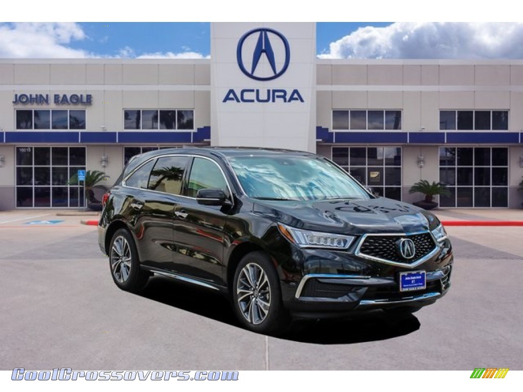Majestic Black Pearl / Parchment Acura MDX Technology