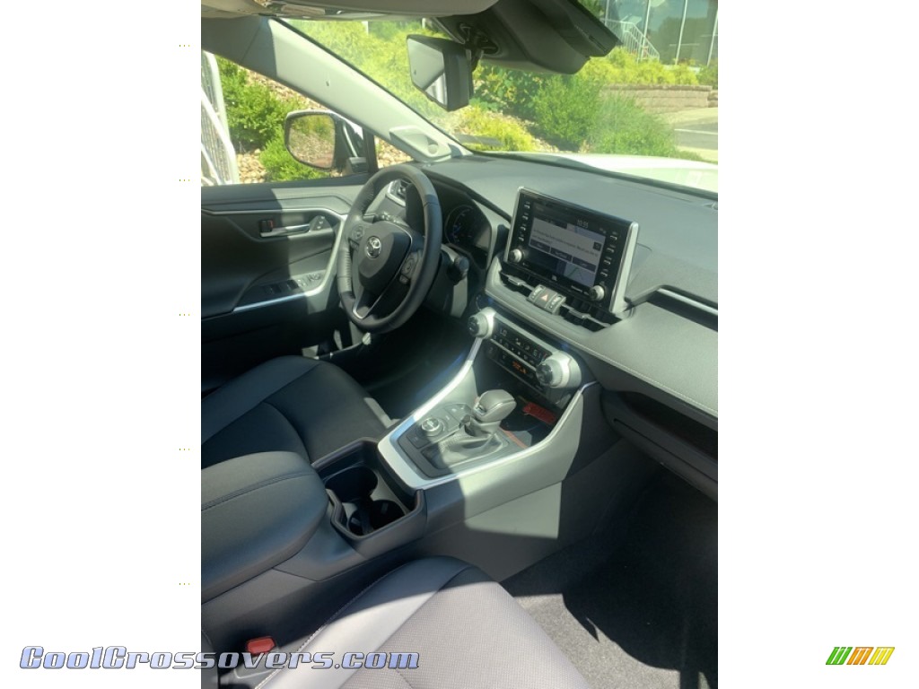 2019 RAV4 Limited AWD Hybrid - Blizzard White Pearl / Black photo #35