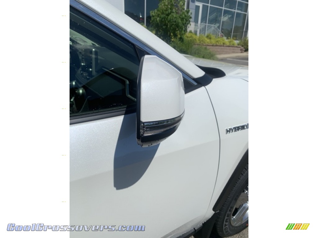 2019 RAV4 Limited AWD Hybrid - Blizzard White Pearl / Black photo #36