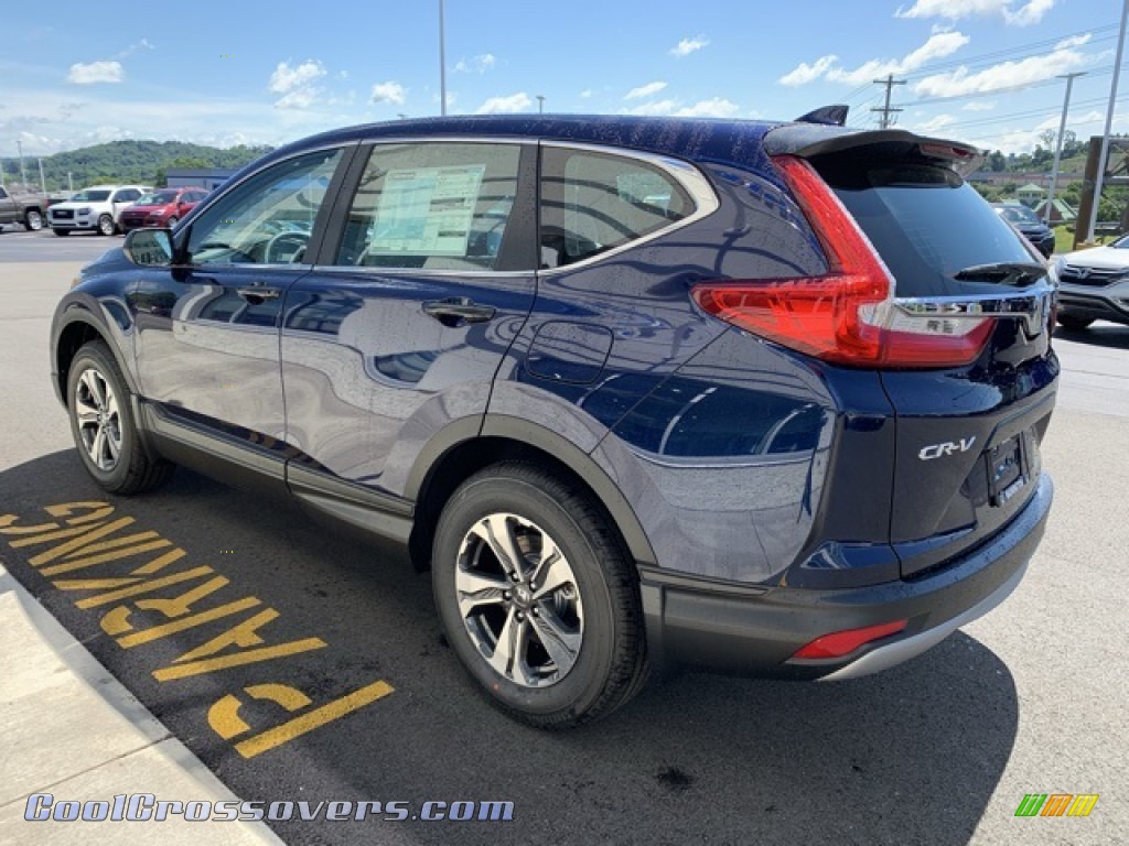 2019 CR-V LX AWD - Obsidian Blue Pearl / Gray photo #5