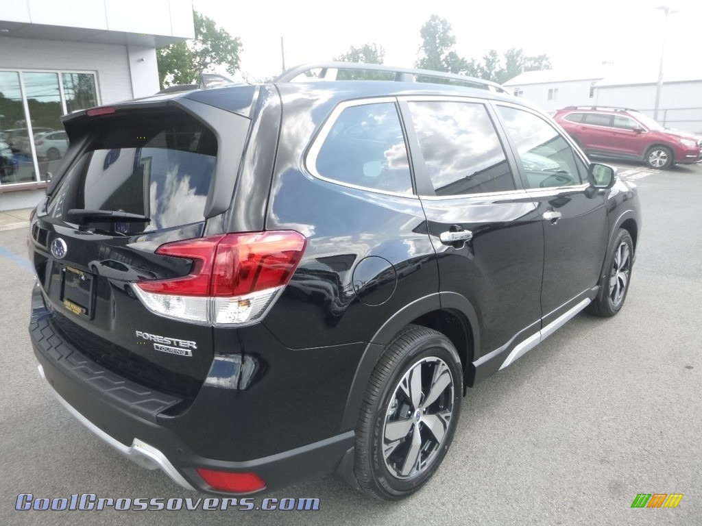 2019 Forester 2.5i Touring - Crystal Black Silica / Saddle Brown photo #4