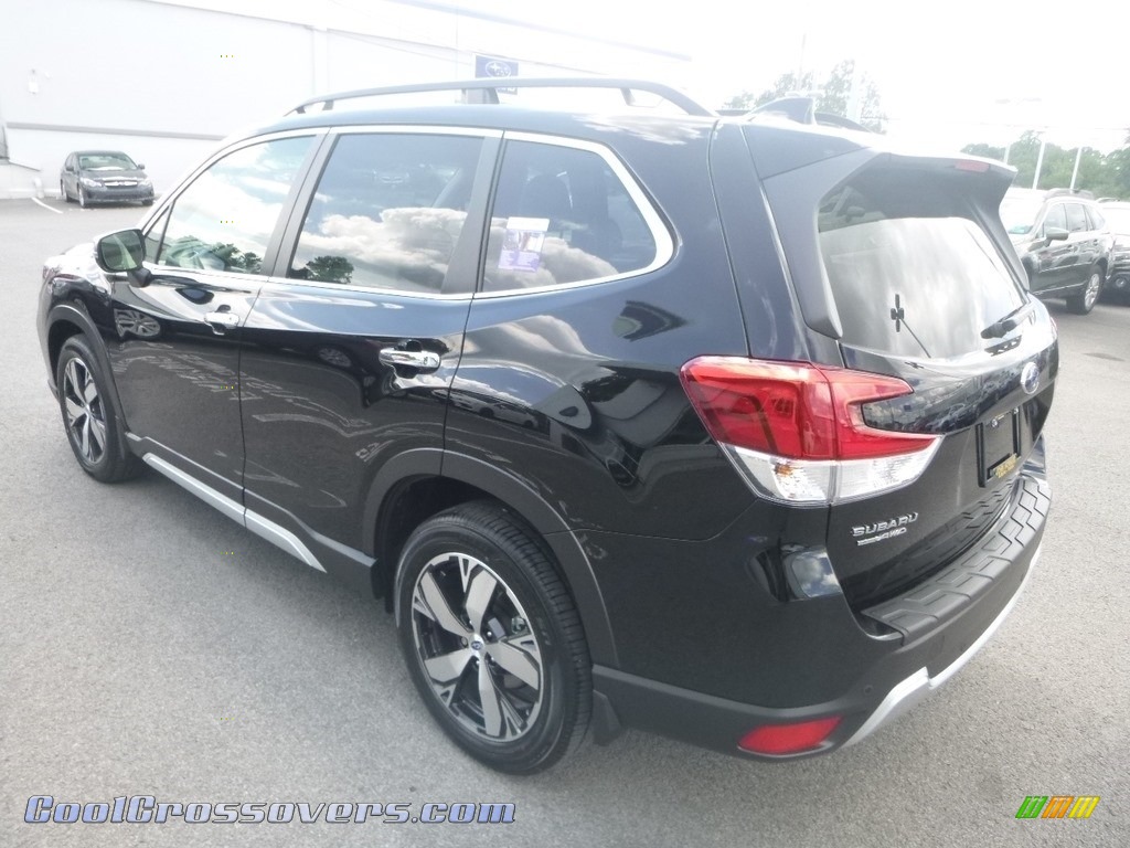 2019 Forester 2.5i Touring - Crystal Black Silica / Saddle Brown photo #6