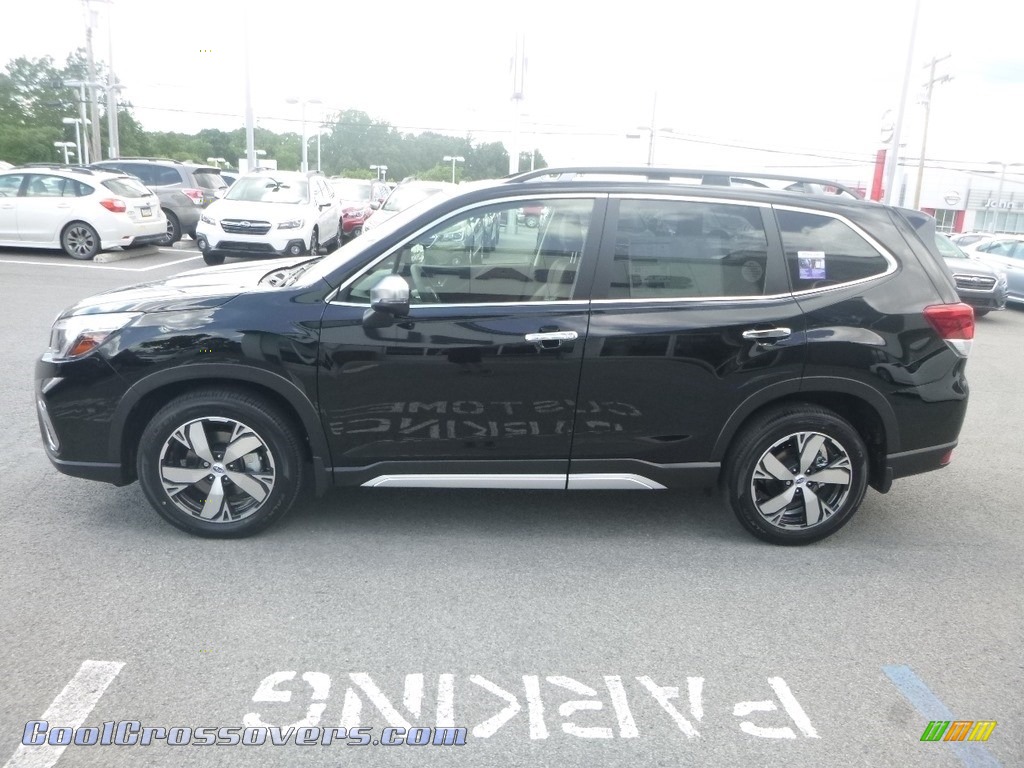 2019 Forester 2.5i Touring - Crystal Black Silica / Saddle Brown photo #7
