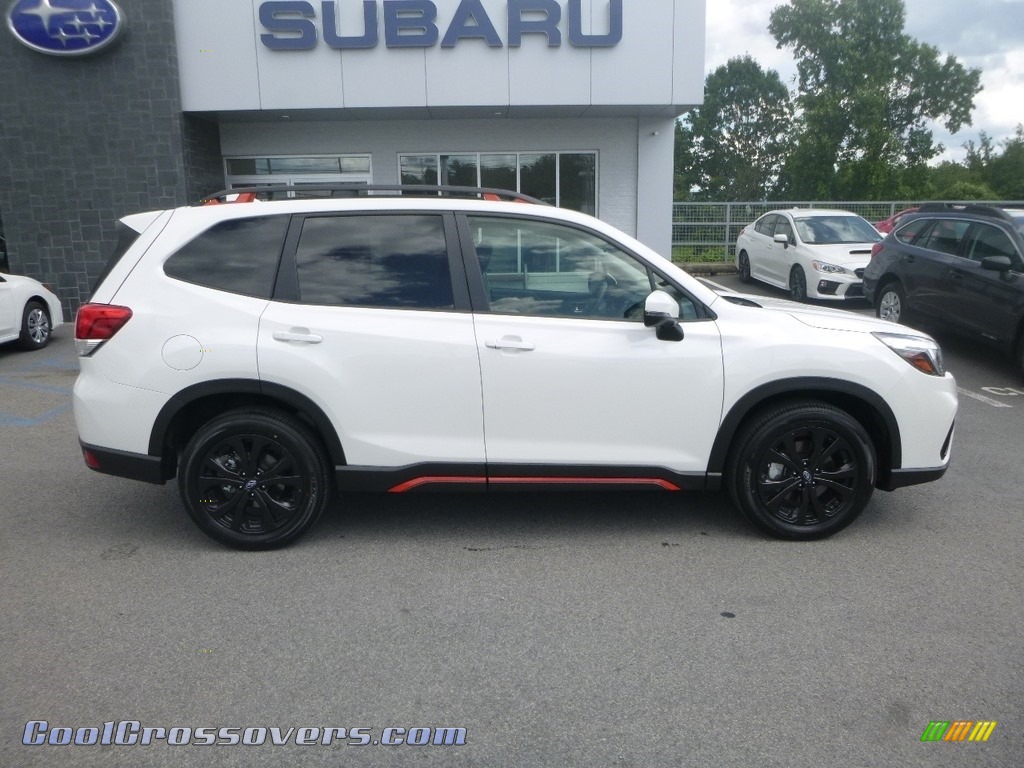 2019 Forester 2.5i Sport - Crystal White Pearl / Gray Sport photo #3