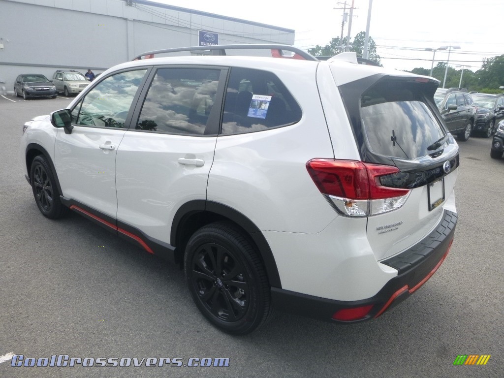 2019 Forester 2.5i Sport - Crystal White Pearl / Gray Sport photo #6