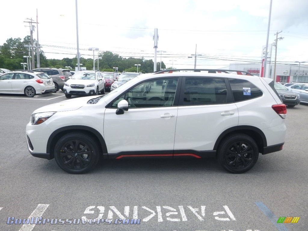 2019 Forester 2.5i Sport - Crystal White Pearl / Gray Sport photo #7