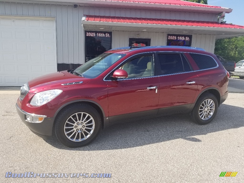Red Jewel Tintcoat / Cashmere/Cocoa Buick Enclave CXL