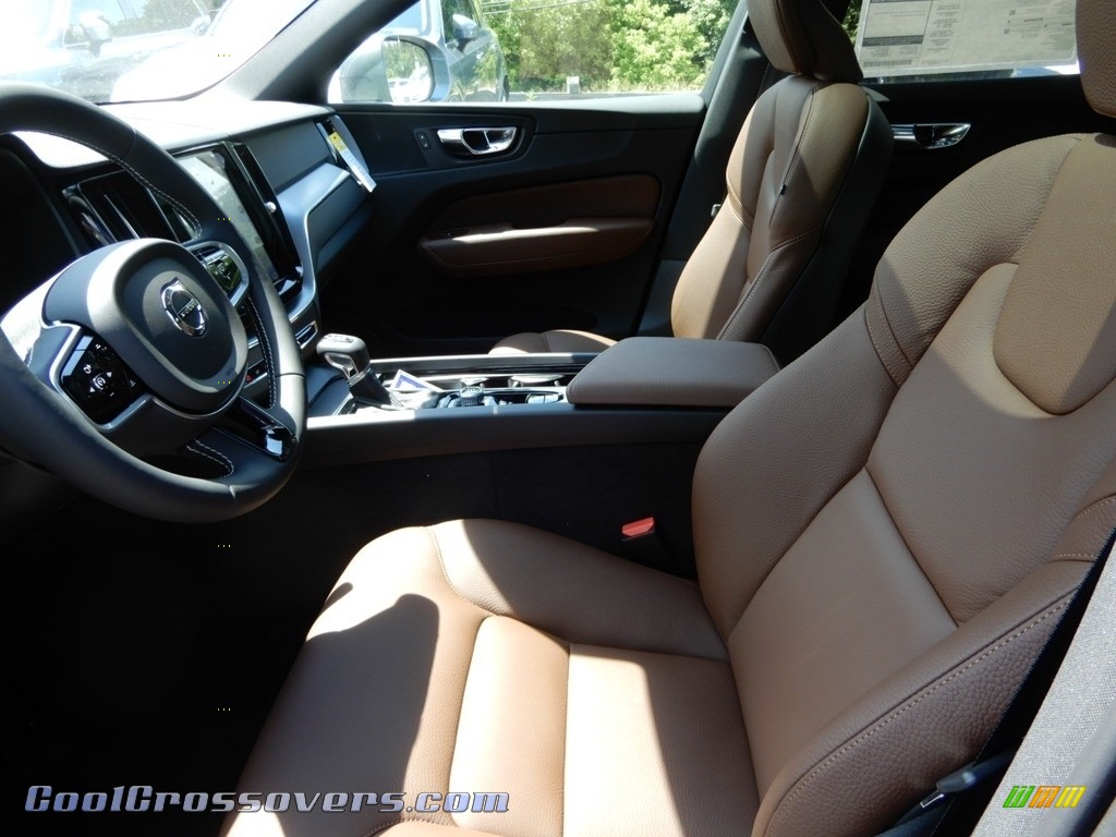 2020 XC60 T5 AWD Momentum - Osmium Grey Metallic / Maroon Brown photo #7