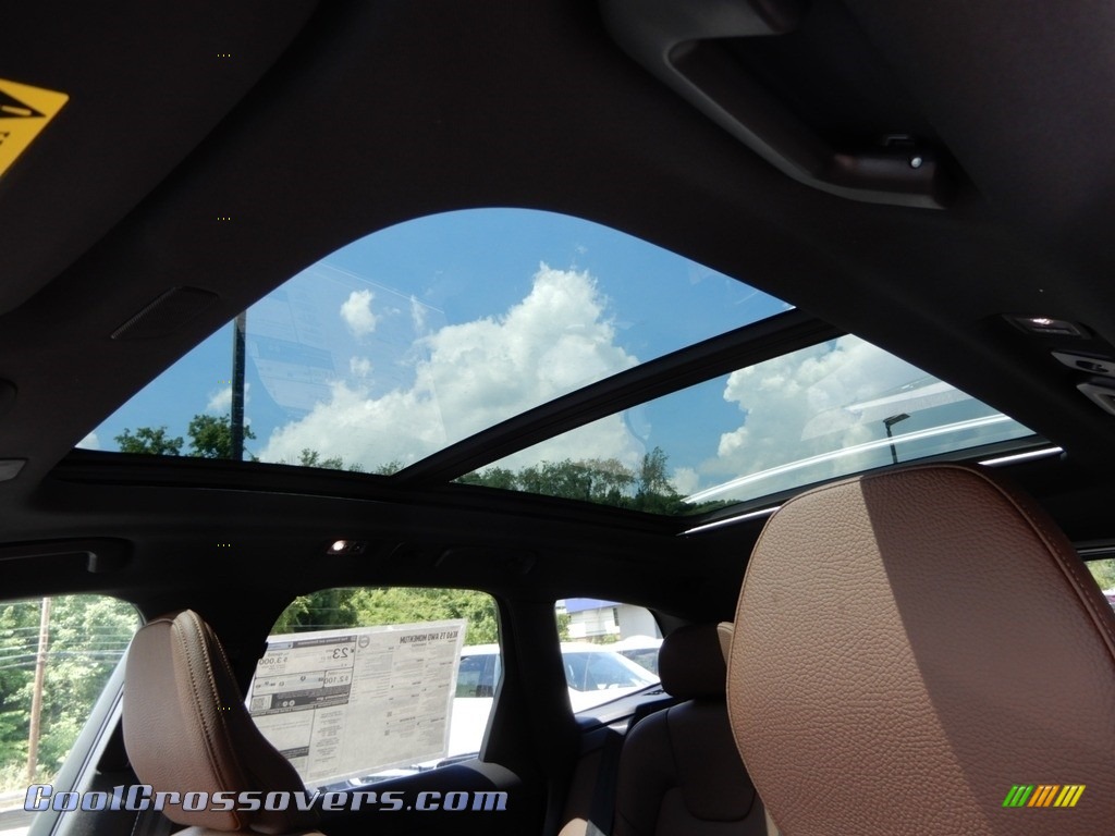 2020 XC60 T5 AWD Momentum - Osmium Grey Metallic / Maroon Brown photo #12