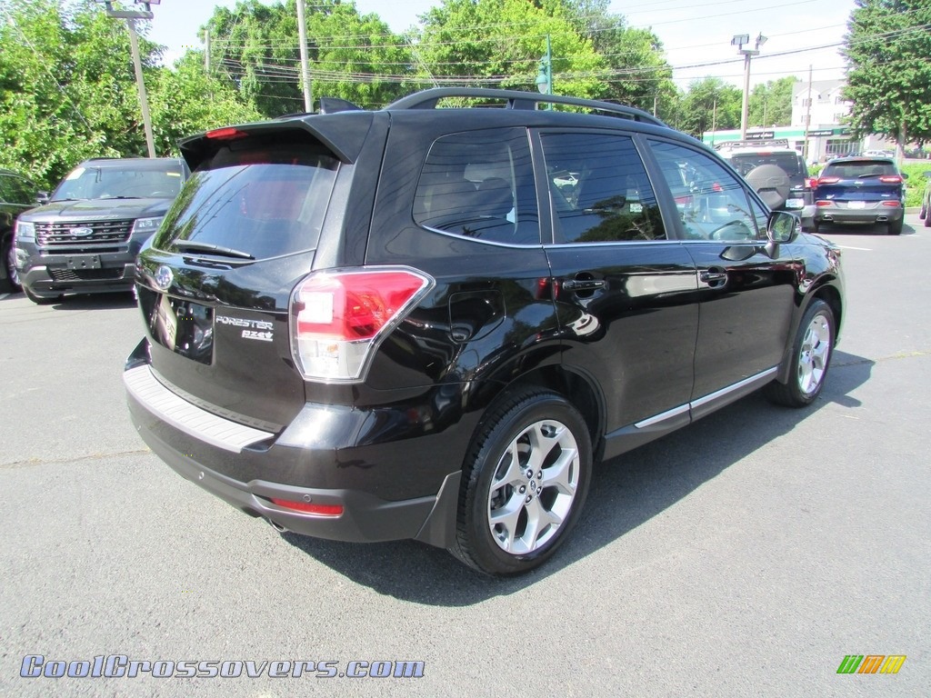 2017 Forester 2.5i Touring - Crystal Black Silica / Saddle Brown photo #6