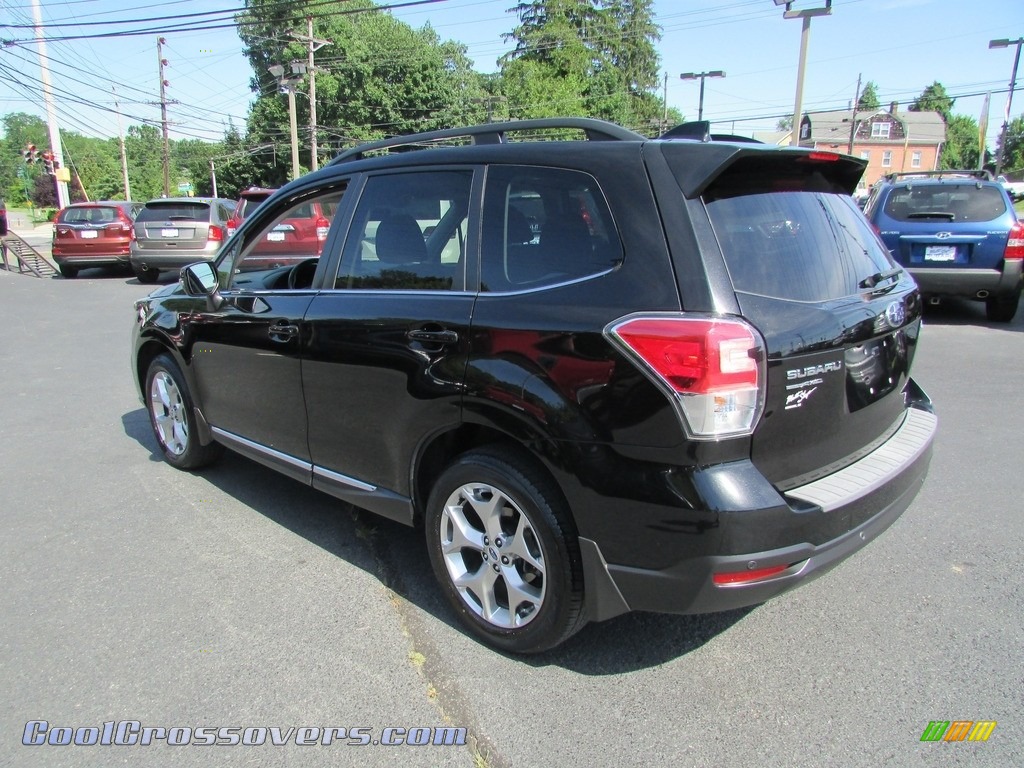 2017 Forester 2.5i Touring - Crystal Black Silica / Saddle Brown photo #8
