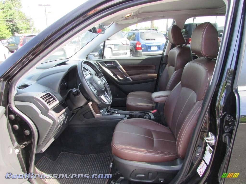 2017 Forester 2.5i Touring - Crystal Black Silica / Saddle Brown photo #13