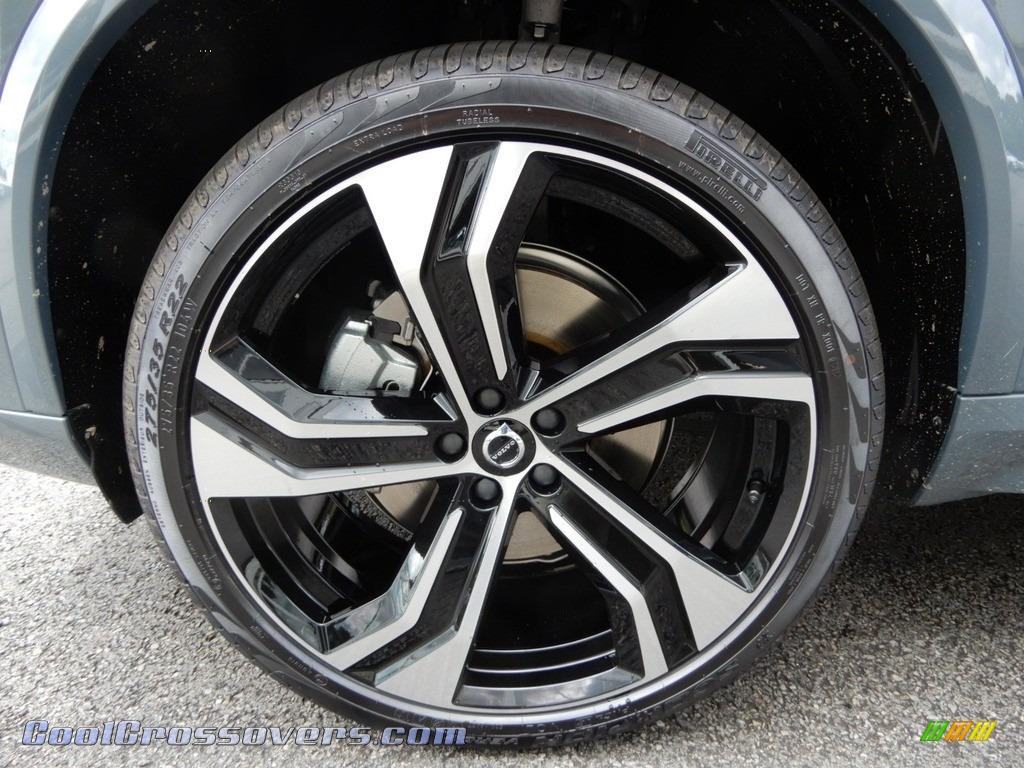 2020 XC90 T6 AWD R Design - Thunder Gray Metallic / Charcoal photo #6