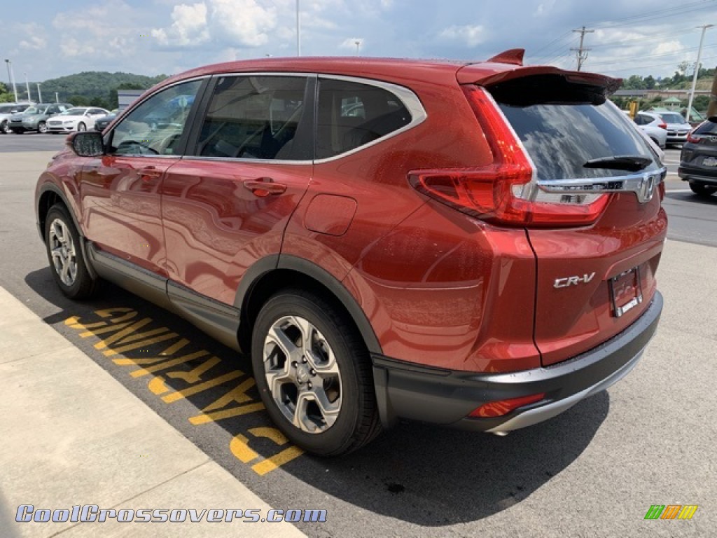 2019 CR-V EX-L AWD - Basque Red Pearl II / Ivory photo #5