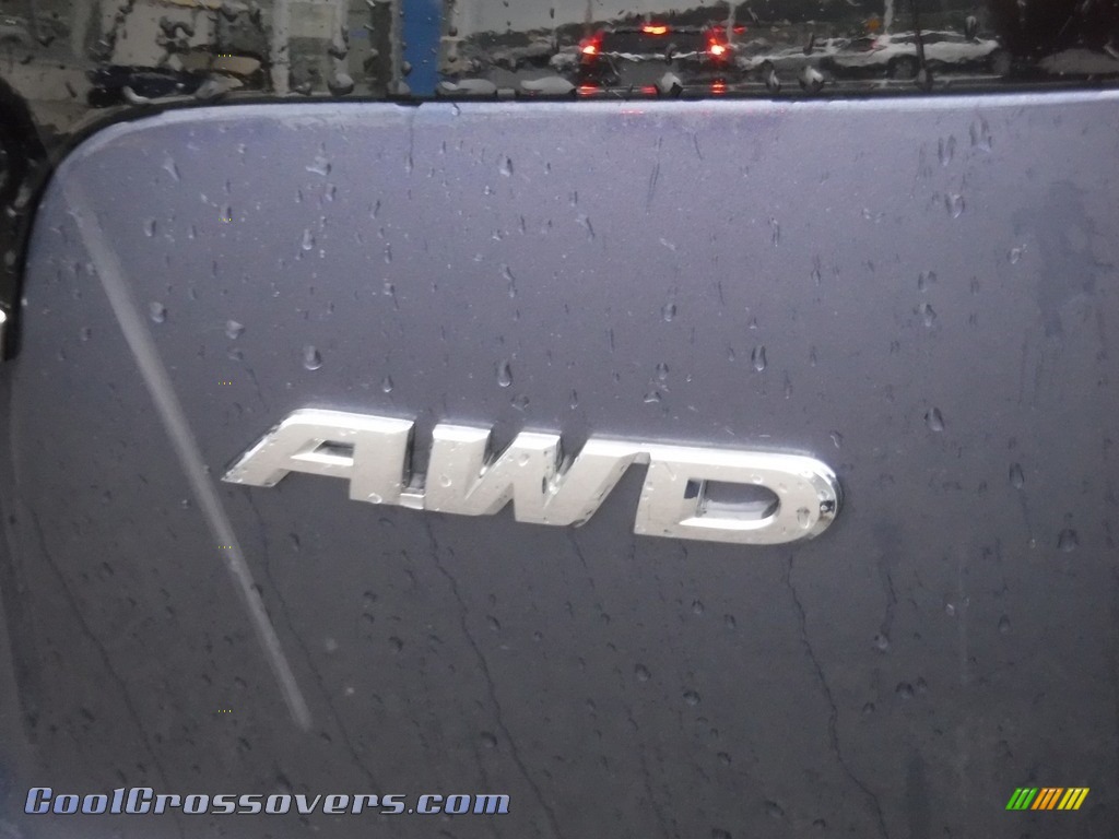 2014 CR-V EX-L AWD - Twilight Blue Metallic / Gray photo #11