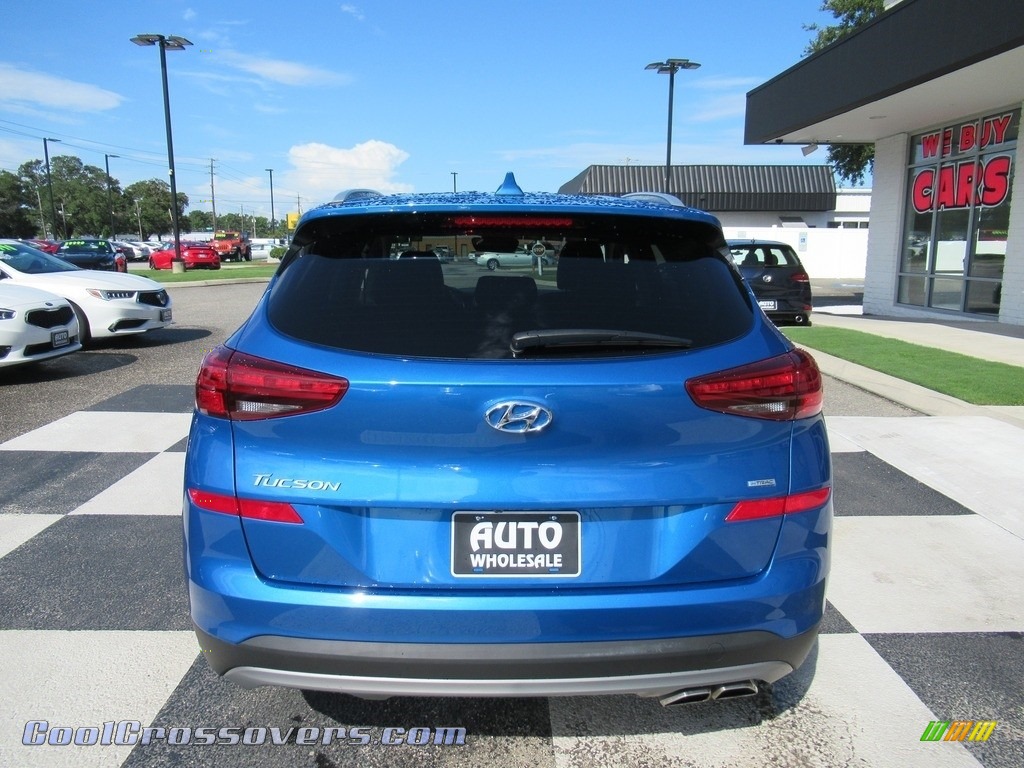 2019 Tucson Limited AWD - Aqua Blue / Black photo #4