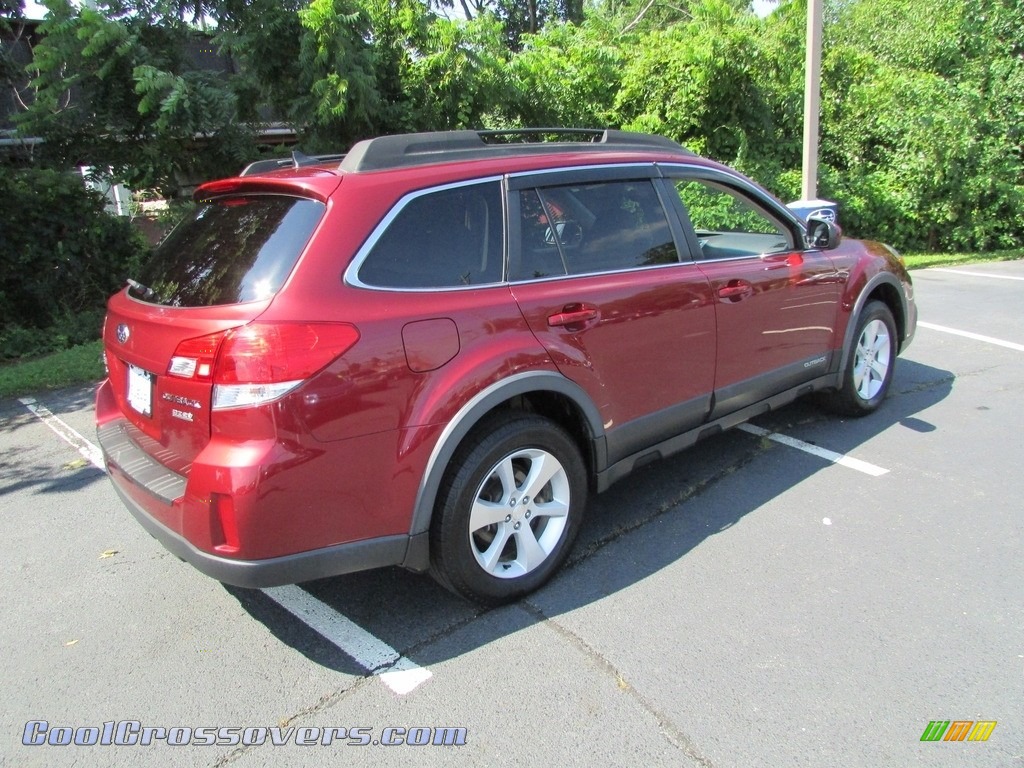 2013 Outback 2.5i Limited - Venetian Red Pearl / Warm Ivory Leather photo #6