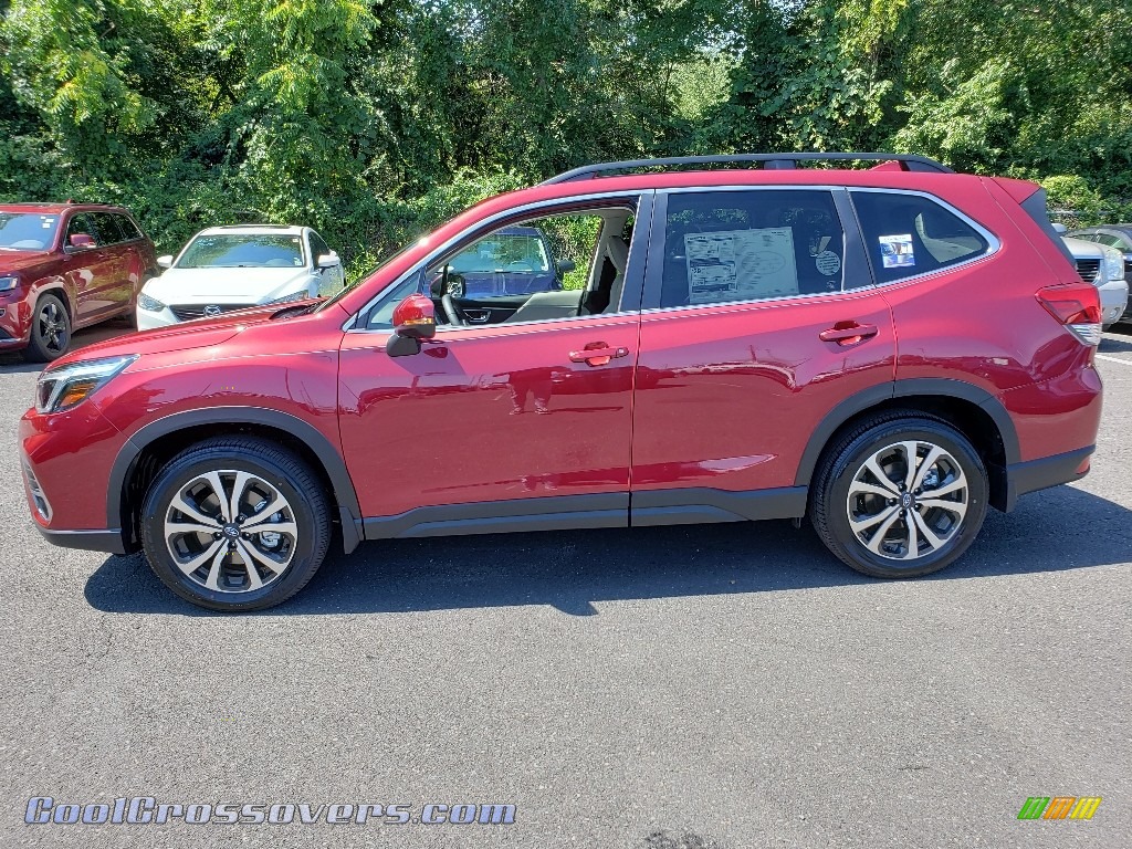 2019 Forester 2.5i Limited - Crimson Red Pearl / Gray photo #3