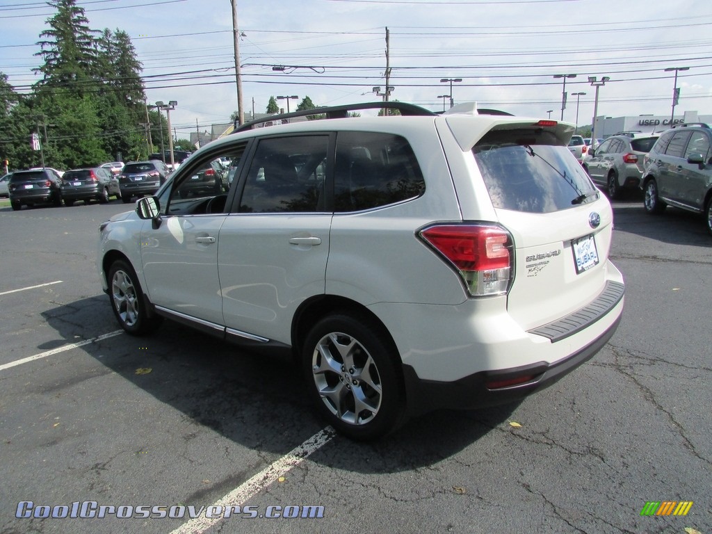 2017 Forester 2.5i Touring - Crystal White Pearl / Saddle Brown photo #8