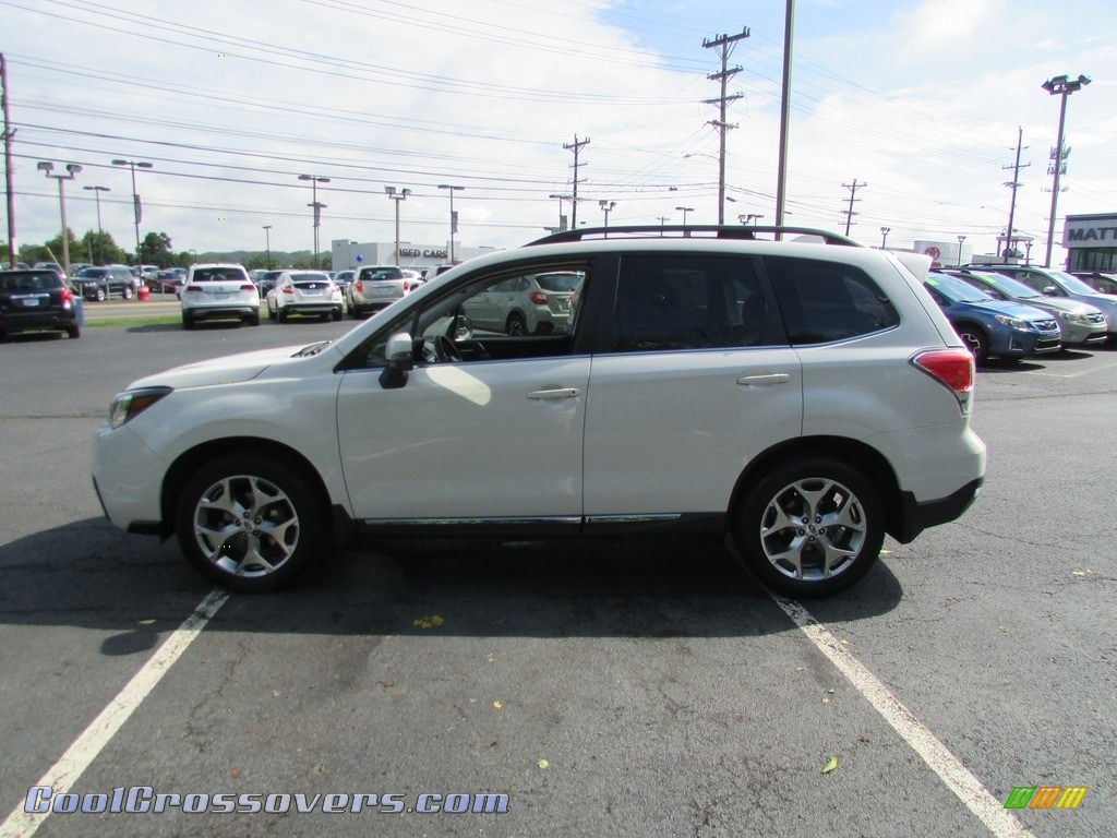 2017 Forester 2.5i Touring - Crystal White Pearl / Saddle Brown photo #9