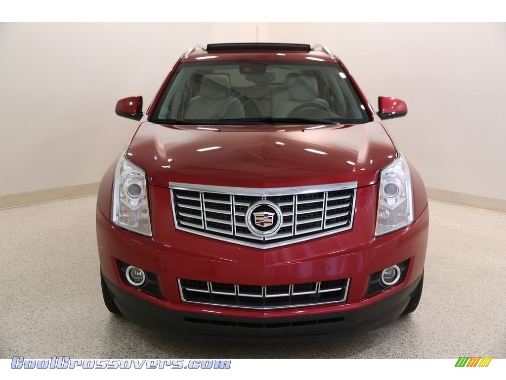 2015 SRX Performance AWD - Crystal Red Tintcoat / Shale/Brownstone photo #2