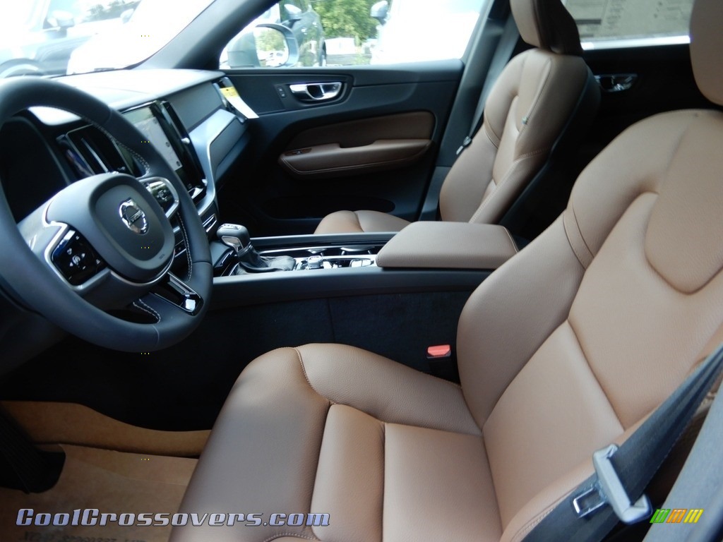 2020 XC60 T6 AWD Momentum - Osmium Grey Metallic / Maroon Brown photo #7
