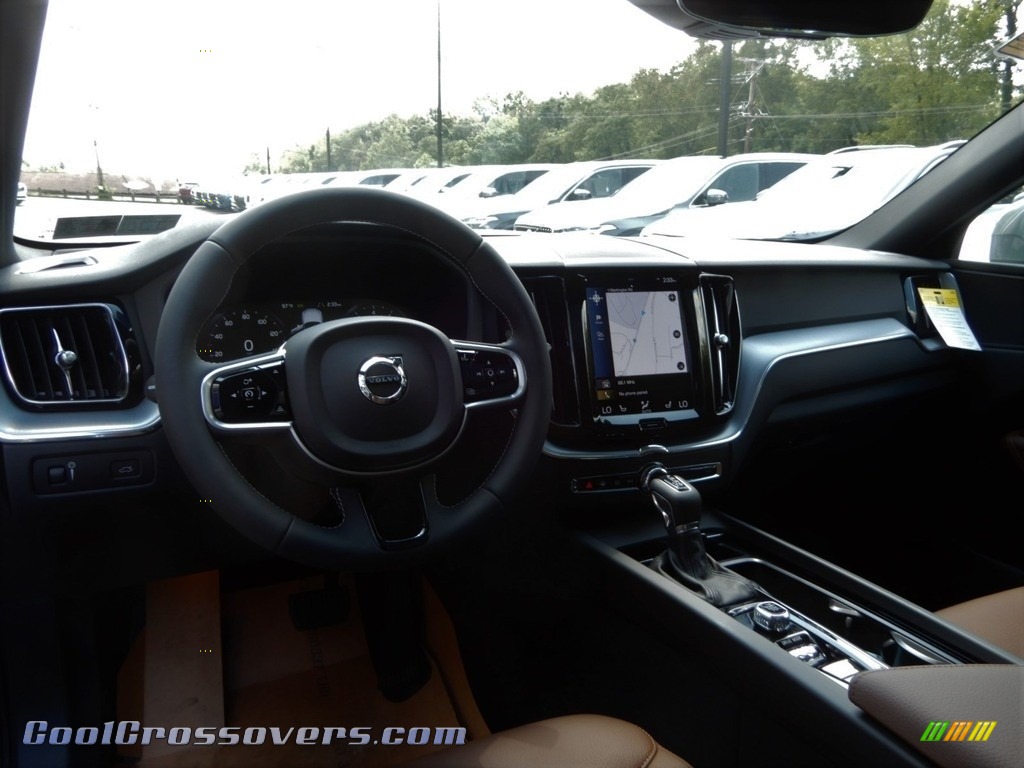 2020 XC60 T6 AWD Momentum - Osmium Grey Metallic / Maroon Brown photo #9