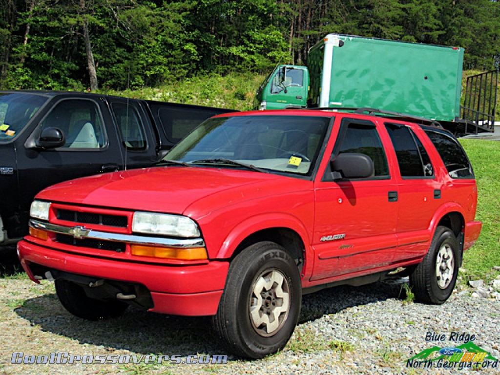 Victory Red / Medium Gray Chevrolet Blazer LS 4x4