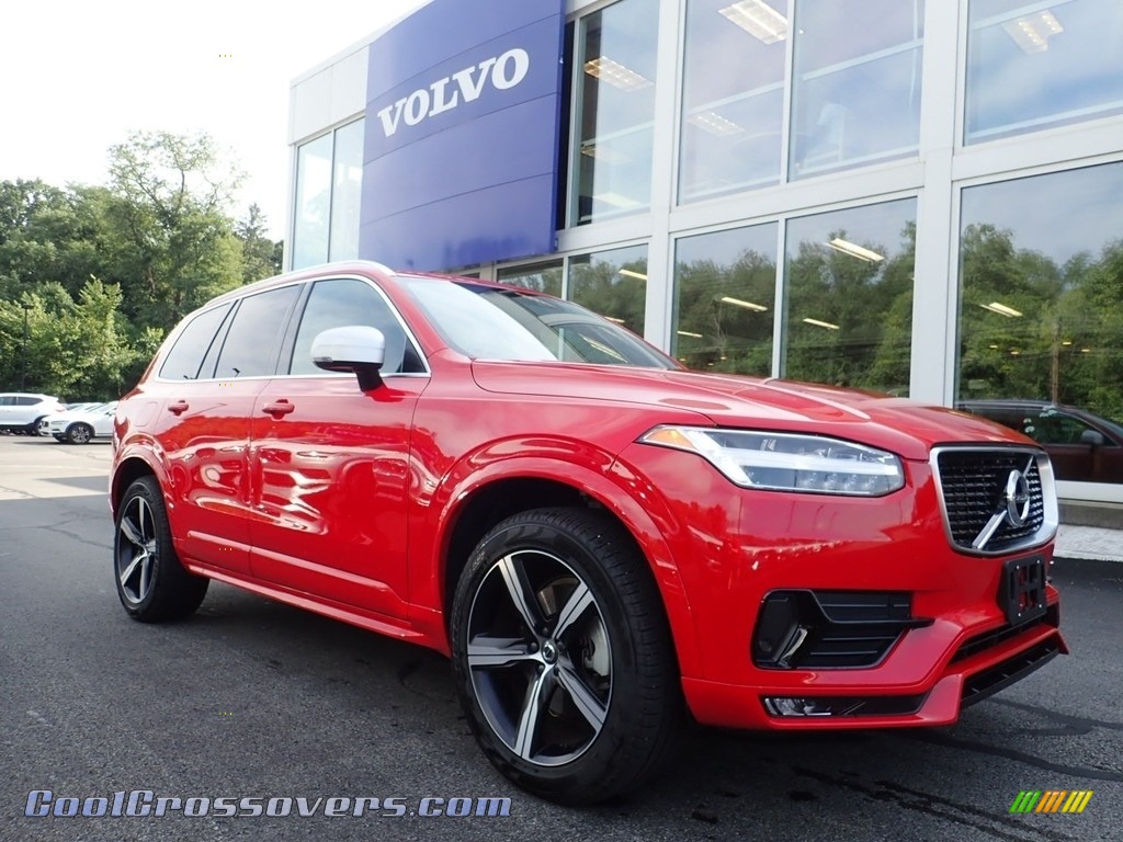 2019 XC90 T5 AWD R-Design - Passion Red / Charcoal photo #1