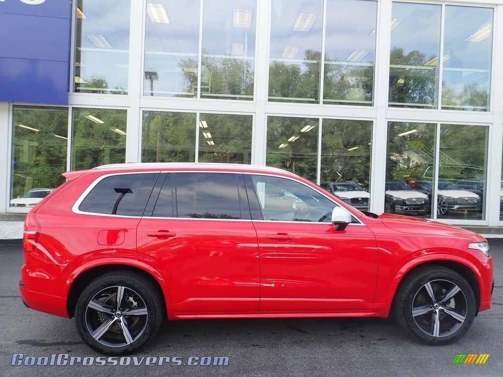 2019 XC90 T5 AWD R-Design - Passion Red / Charcoal photo #2
