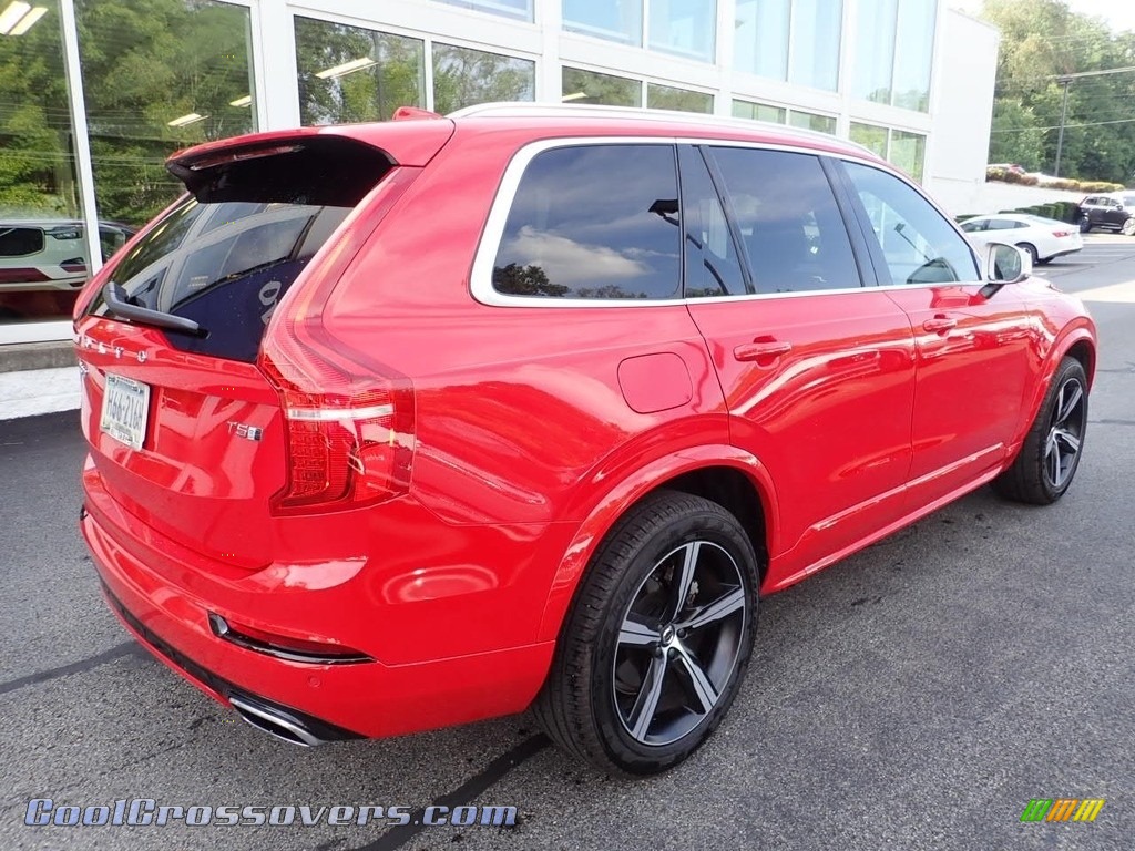 2019 XC90 T5 AWD R-Design - Passion Red / Charcoal photo #3