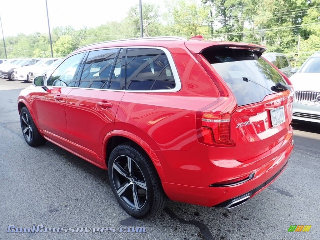 2019 XC90 T5 AWD R-Design - Passion Red / Charcoal photo #6