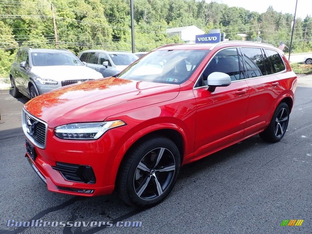2019 XC90 T5 AWD R-Design - Passion Red / Charcoal photo #8