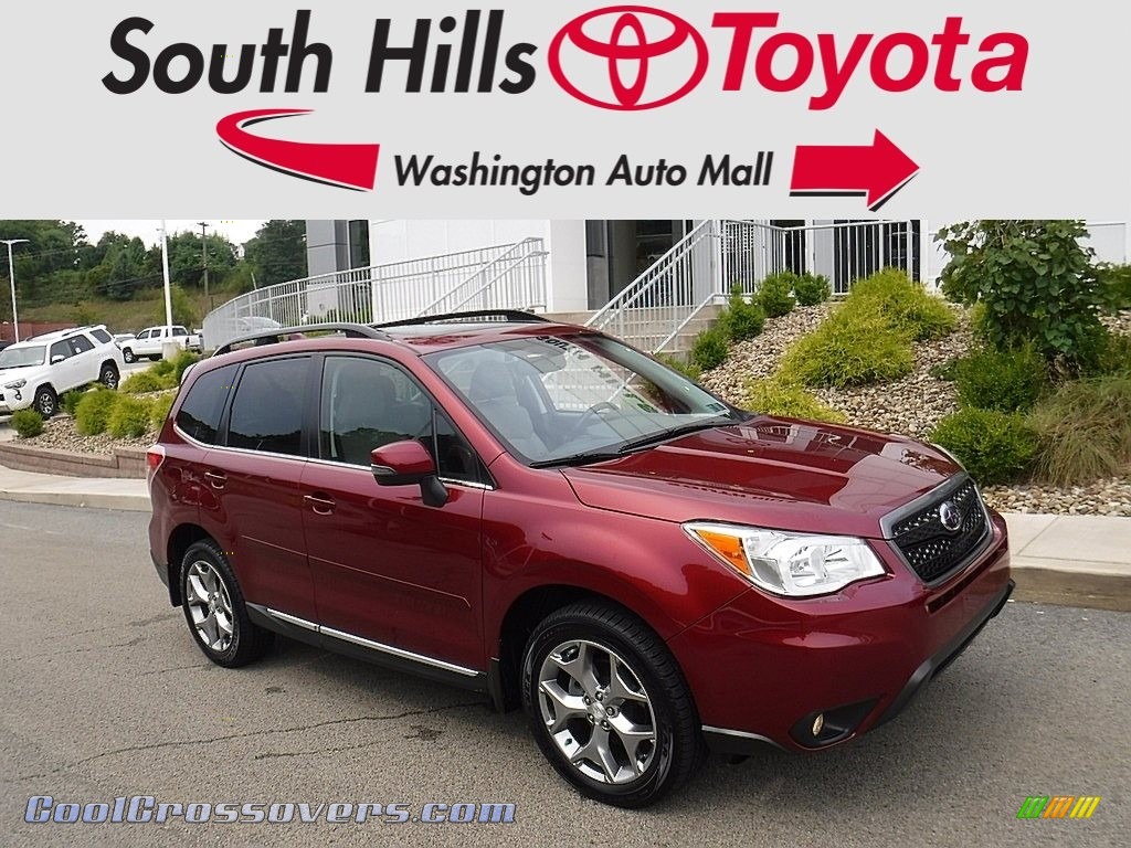 2016 Forester 2.5i Touring - Venetian Red Pearl / Gray photo #1