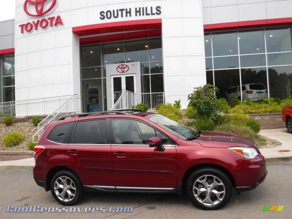2016 Forester 2.5i Touring - Venetian Red Pearl / Gray photo #2