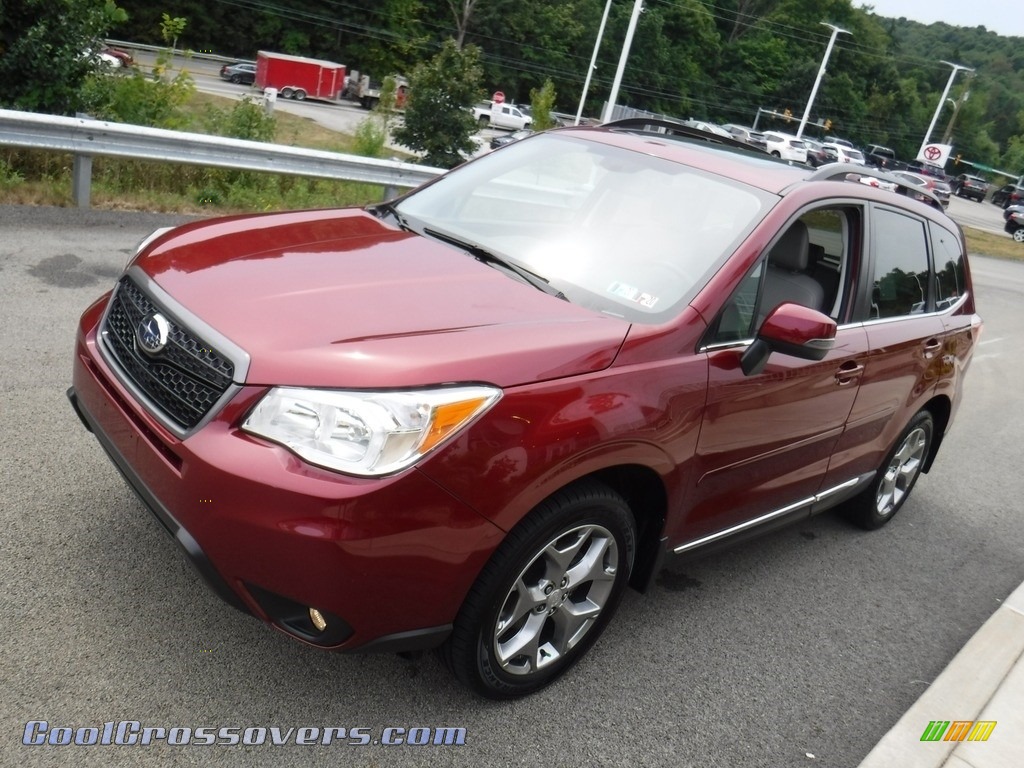 2016 Forester 2.5i Touring - Venetian Red Pearl / Gray photo #6