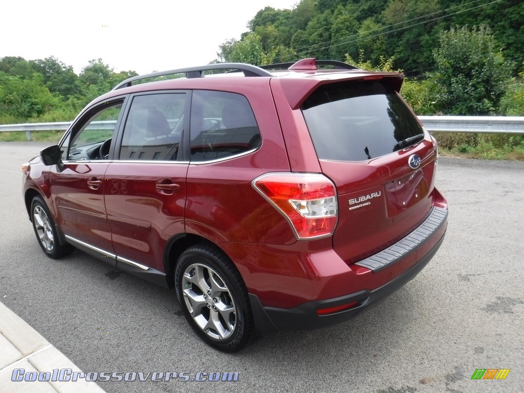 2016 Forester 2.5i Touring - Venetian Red Pearl / Gray photo #8