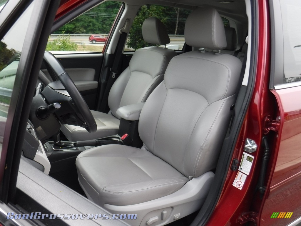 2016 Forester 2.5i Touring - Venetian Red Pearl / Gray photo #14